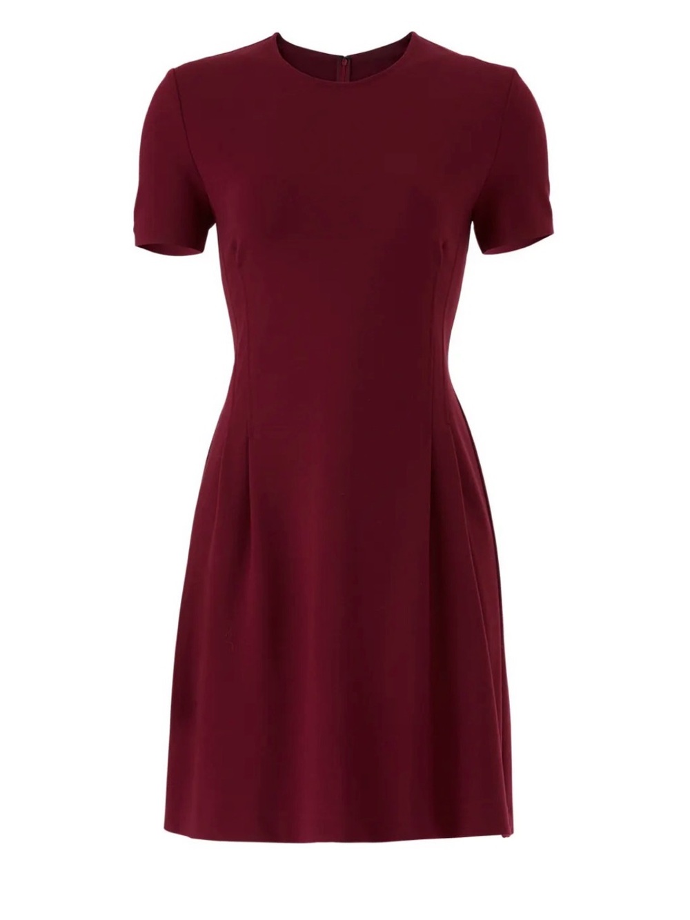 Drew Knit Keely Women's Short-Sleeve Fit & Flare Dress - Burgundy